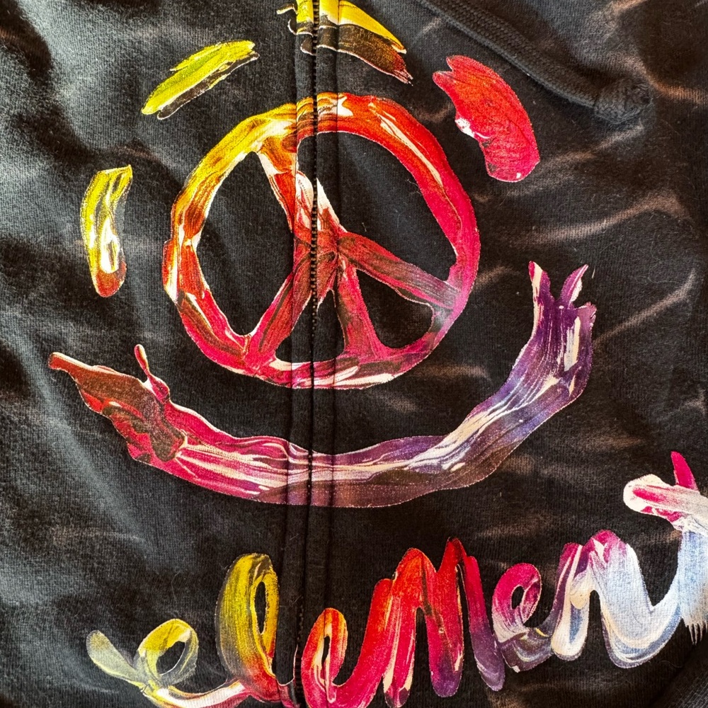 Element Multicolor Peace Graphic Hoodie